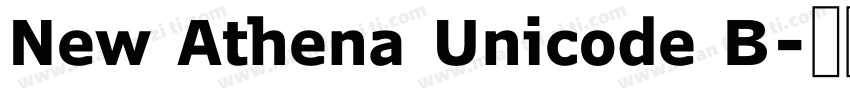 New Athena Unicode B字体转换